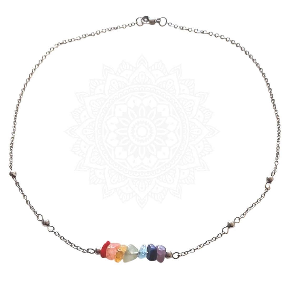 Chakra Ketting Rodium