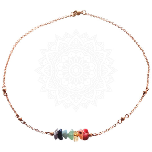 Chakra Ketting Rosegoud