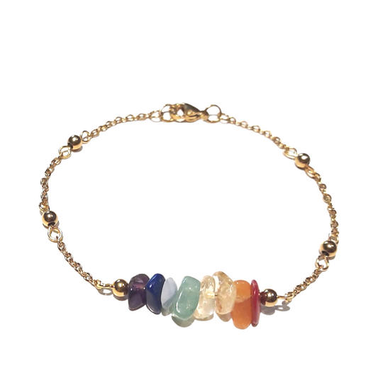 Chakra Armband Goud